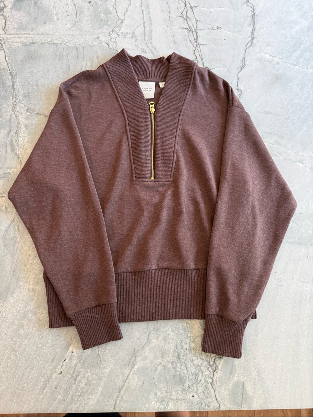 Varley double soft women’s Sweater in Brown